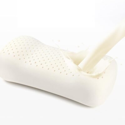 Latex Pillow Natural Latex Pillow Portable Single Small Pillow Travel Pillow Neck Pillow Small Size and Easy to Carry