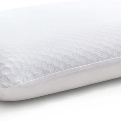 Pillow for Sleeping Supportive Elastic Grid Hex with 100% Soft  Latex Pillow Core Relieves Shoulder and Neck Pain Oversized 27.55 inch