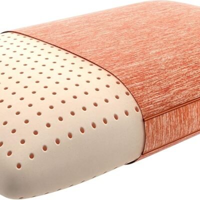 Memory Foam Silver Coppergel Pillow, 1 Count (Pack of 1), White